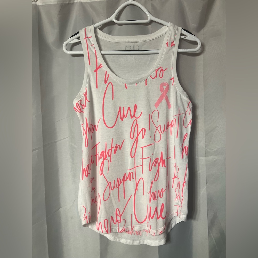 Under Armour Power In Pink All Over Print Tank. P2P approximately 17.5”.